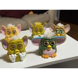Vintage McDonalds Happy Meal Toy 1998  Furby Lot of 5 Different